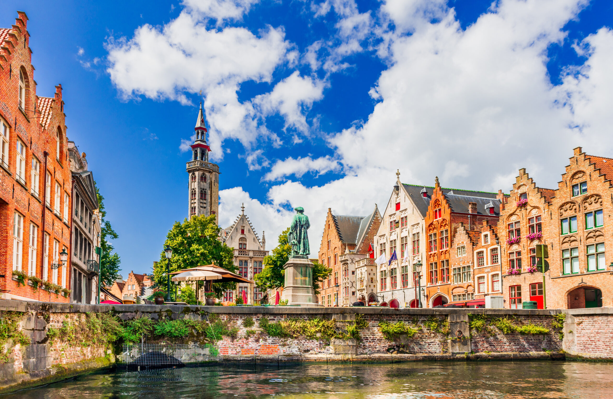 Bruges Belgium city scape