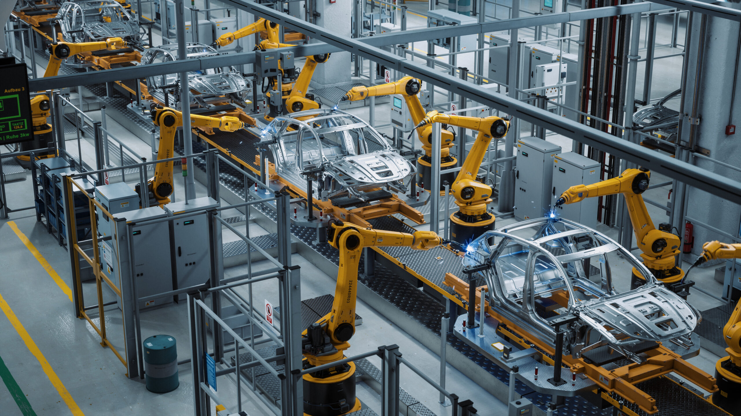 Inside of Manufacturing building