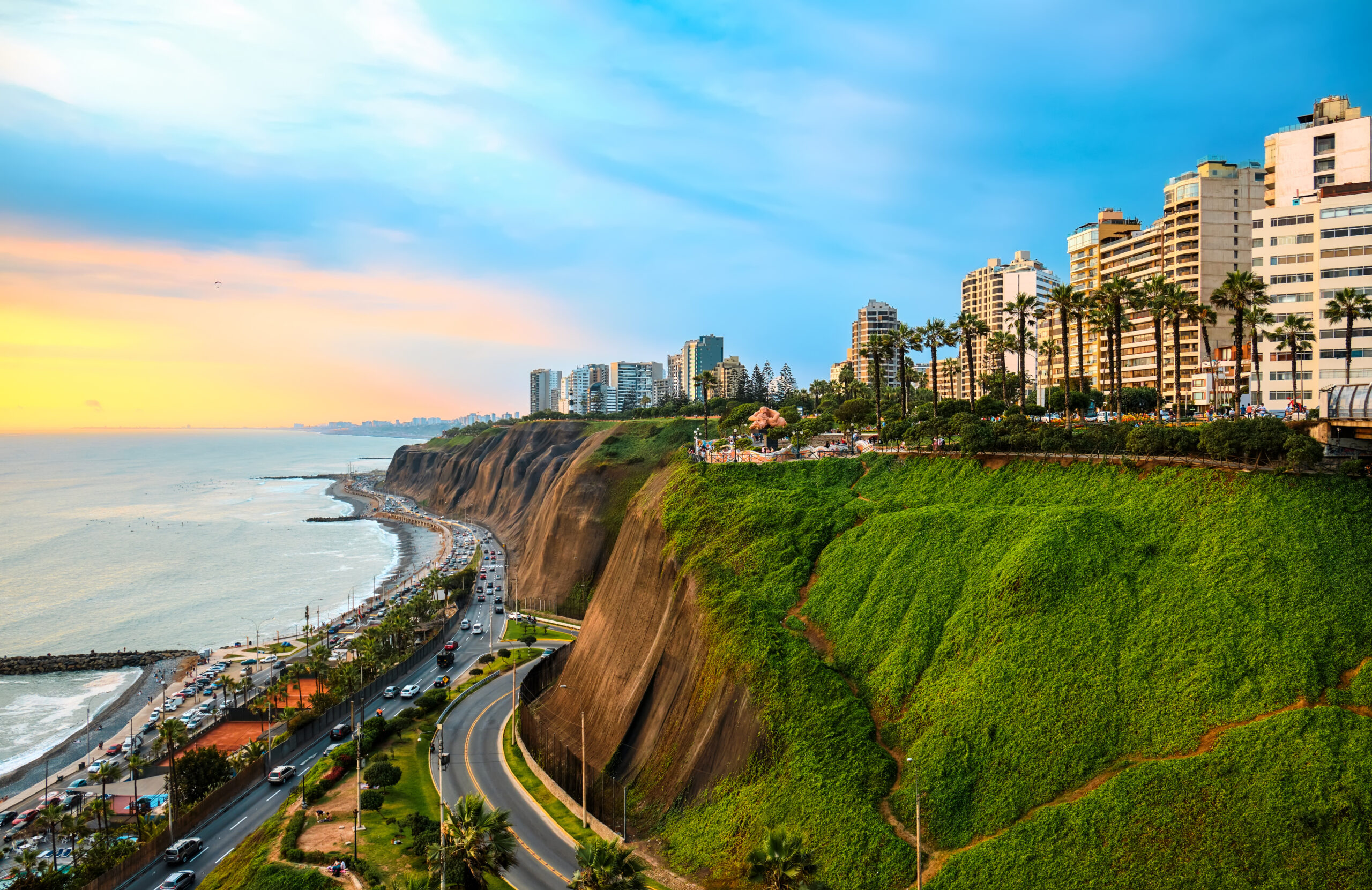 Miraflores, Lima, Peru coastline