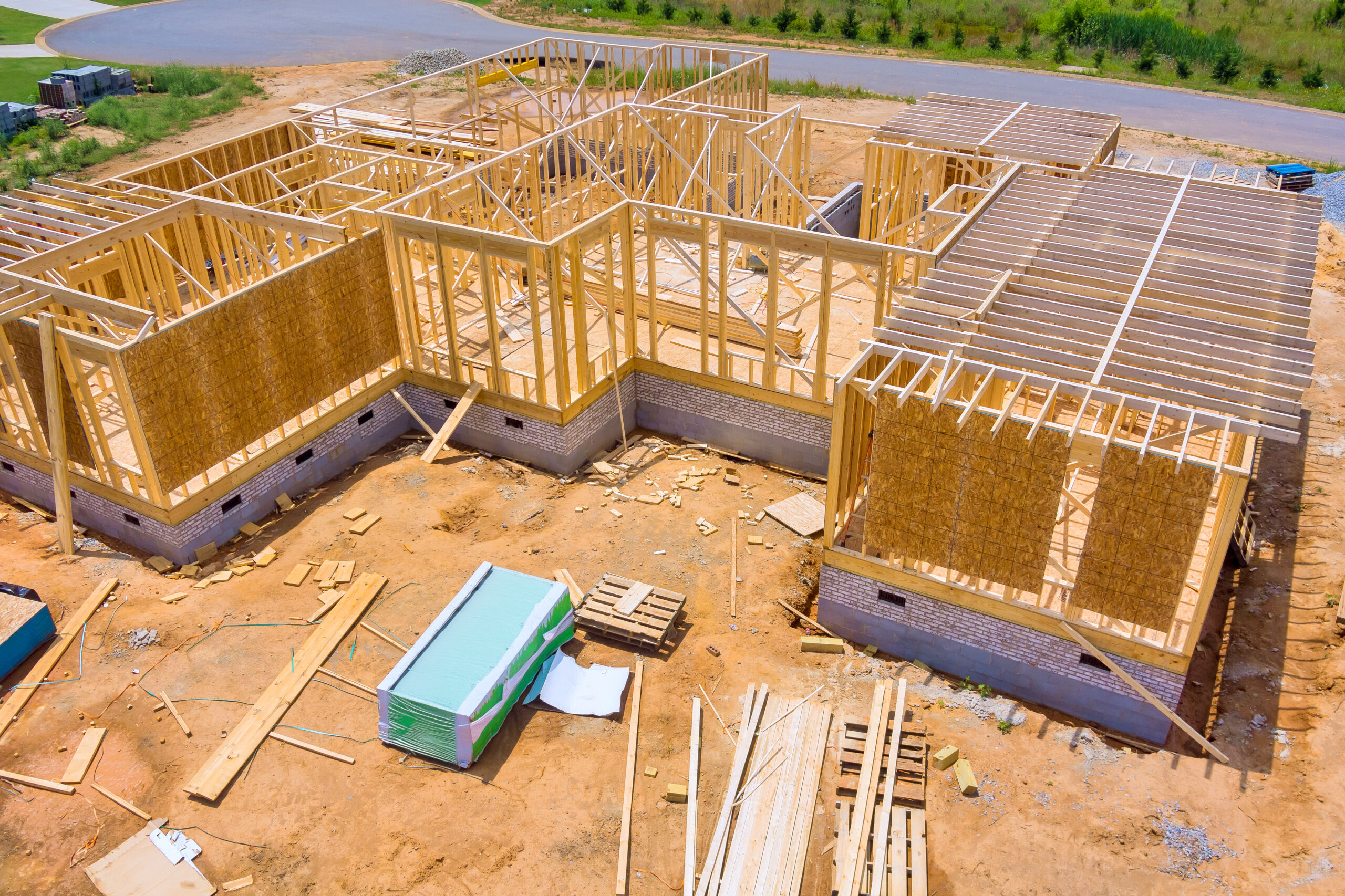 Residential home under construction