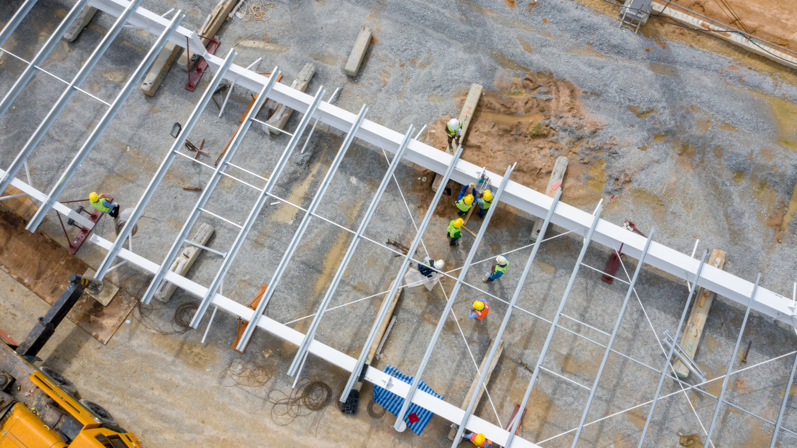 Industrial construction site